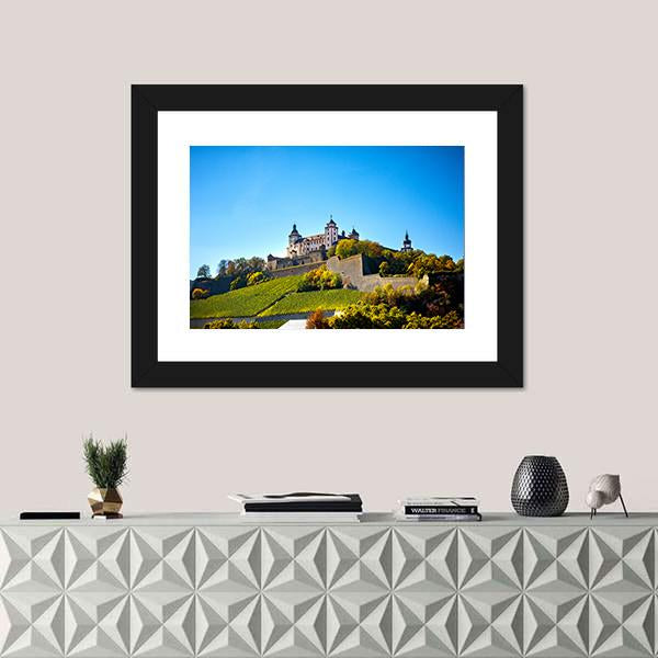 Wurzburg Towns Of Germany Canvas Wall Art-1 Piece-Framed Print-20" x 16"-Tiaracle