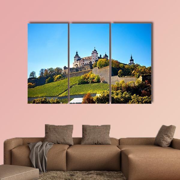Wurzburg Towns Of Germany Canvas Wall Art-3 Horizontal-Gallery Wrap-37" x 24"-Tiaracle