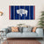 Wyoming Flag Pattern Canvas Wall Art-5 Horizontal-Gallery Wrap-22" x 12"-Tiaracle