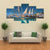 Yachts in Sochi Canvas Wall Art-1 Piece-Gallery Wrap-48" x 32"-Tiaracle
