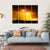 Yellow Light Thunderbolts Canvas Wall Art-4 Horizontal-Gallery Wrap-34" x 24"-Tiaracle