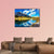 Yellowing Aspens Surround The Lake Canvas Wall Art-4 Horizontal-Gallery Wrap-34" x 24"-Tiaracle