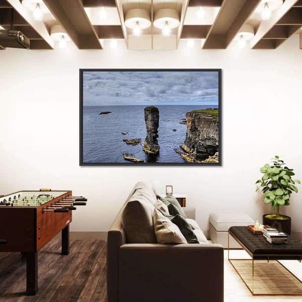 Yesnaby Castle Canvas Wall Art-3 Horizontal-Gallery Wrap-25" x 16"-Tiaracle