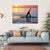 Yoga Exercise On The Beach Canvas Wall Art-1 Piece-Gallery Wrap-36" x 24"-Tiaracle