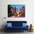 York Evening Cityscape View Canvas Wall Art-5 Star-Gallery Wrap-62" x 32"-Tiaracle