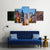 York Evening Cityscape View Canvas Wall Art-5 Star-Gallery Wrap-62" x 32"-Tiaracle