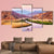 Yosemite National Park At Purple Sunset Canvas Wall Art-3 Horizontal-Gallery Wrap-37" x 24"-Tiaracle