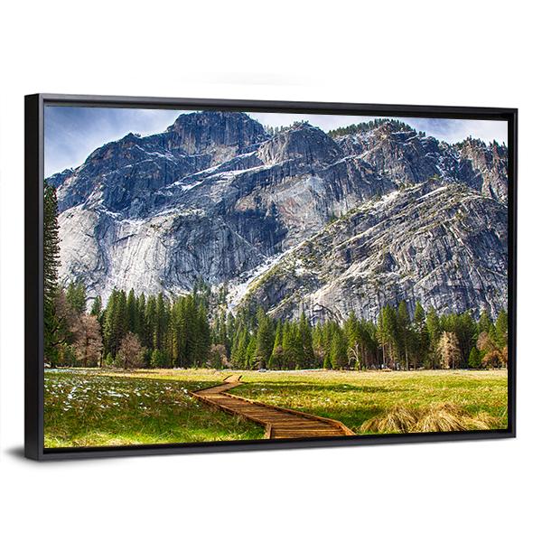 Yosemite National Park Canvas Wall Art-3 Horizontal-Gallery Wrap-25" x 16"-Tiaracle