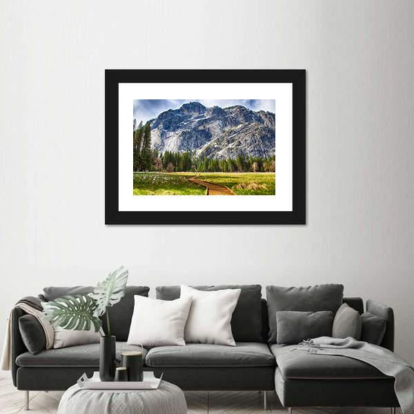 Yosemite National Park Canvas Wall Art-3 Horizontal-Gallery Wrap-25" x 16"-Tiaracle