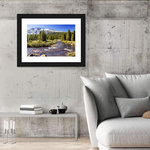 Yosemite National Park In California Canvas Wall Art-3 Horizontal-Gallery Wrap-25" x 16"-Tiaracle