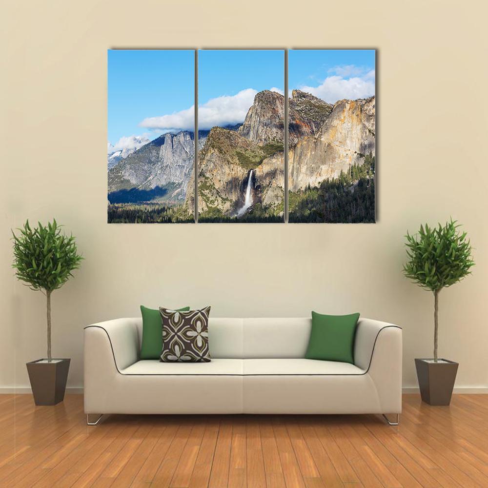 Yosemite National Park Canvas Wall Art-3 Horizontal-Gallery Wrap-37" x 24"-Tiaracle