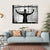 Young Man Bodybuilder Training In Gym Canvas Wall Art-4 Horizontal-Gallery Wrap-34" x 24"-Tiaracle