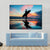 Young Surfer With Board On The Beach Canvas Wall Art-5 Star-Gallery Wrap-62" x 32"-Tiaracle
