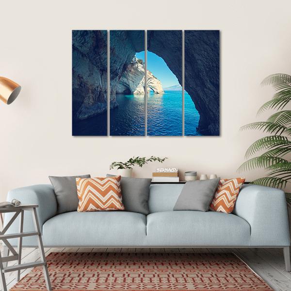 Zakynthos Island Greece Canvas Wall Art-4 Horizontal-Gallery Wrap-34" x 24"-Tiaracle