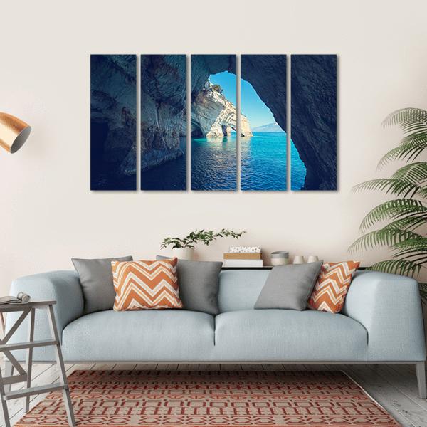 Zakynthos Island Greece Canvas Wall Art-5 Horizontal-Gallery Wrap-22" x 12"-Tiaracle