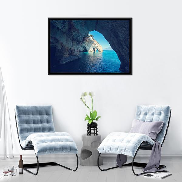 Zakynthos Island Greece Canvas Wall Art-5 Horizontal-Gallery Wrap-22" x 12"-Tiaracle