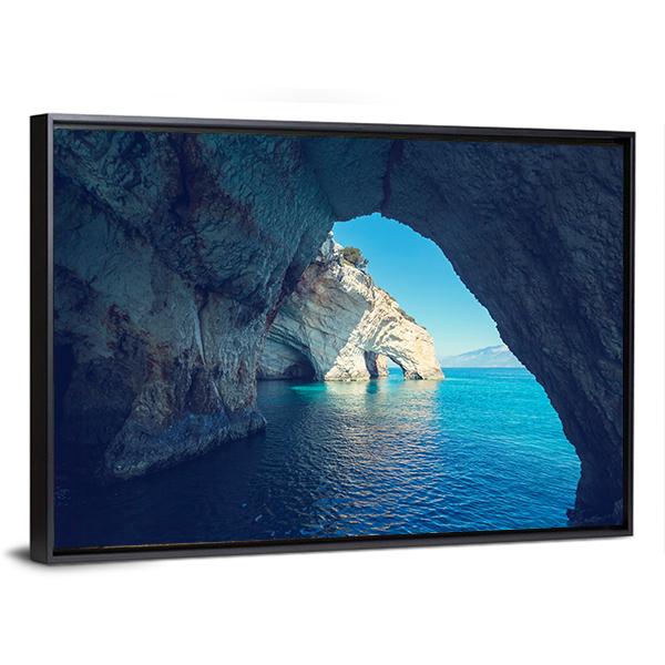 Zakynthos Island Greece Canvas Wall Art-3 Horizontal-Gallery Wrap-25" x 16"-Tiaracle
