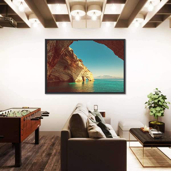Zakynthos Island In Greece Canvas Wall Art-3 Horizontal-Gallery Wrap-25" x 16"-Tiaracle