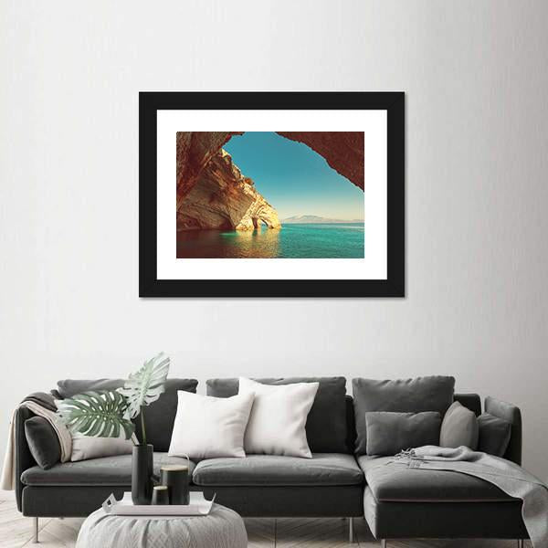 Zakynthos Island In Greece Canvas Wall Art-3 Horizontal-Gallery Wrap-25" x 16"-Tiaracle