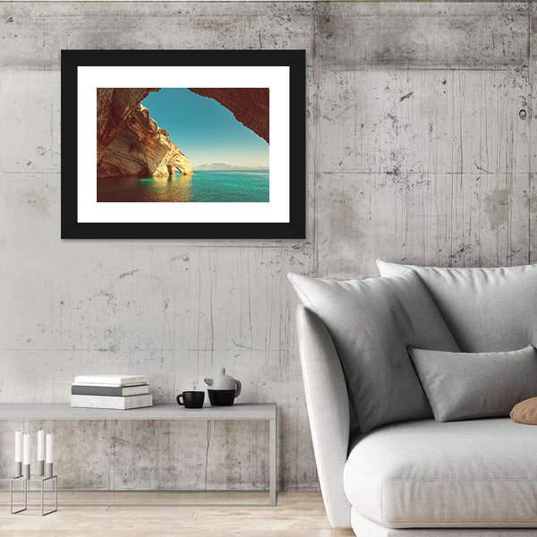 Zakynthos Island In Greece Canvas Wall Art-3 Horizontal-Gallery Wrap-25" x 16"-Tiaracle