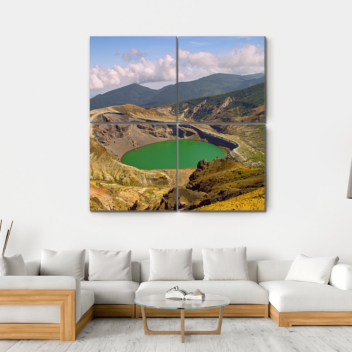 ZAO Wang Shrine Canvas Wall Art-4 Square-Gallery Wrap-17" x 17"-Tiaracle