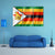 Zimbabwe Flag Canvas Wall Art-3 Horizontal-Gallery Wrap-37" x 24"-Tiaracle