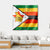 Zimbabwe Flag Canvas Wall Art-4 Square-Gallery Wrap-17" x 17"-Tiaracle