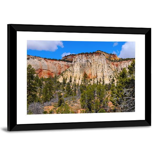 Zion National Park US Canvas Wall Art-3 Horizontal-Gallery Wrap-25" x 16"-Tiaracle