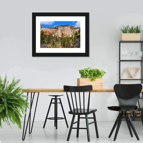 Zion National Park US Canvas Wall Art-3 Horizontal-Gallery Wrap-25" x 16"-Tiaracle