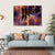 Zodiac Symbol Of Virgo Canvas Wall Art-4 Horizontal-Gallery Wrap-34" x 24"-Tiaracle