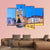 Zurich View In Switzerland Canvas Wall Art-1 Piece-Gallery Wrap-48" x 32"-Tiaracle