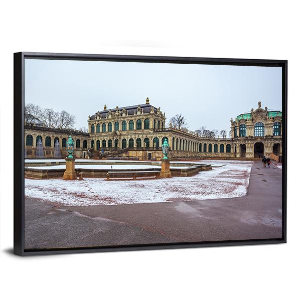 Zwinger Palace In Dresden Canvas Wall Art-3 Horizontal-Gallery Wrap-25" x 16"-Tiaracle
