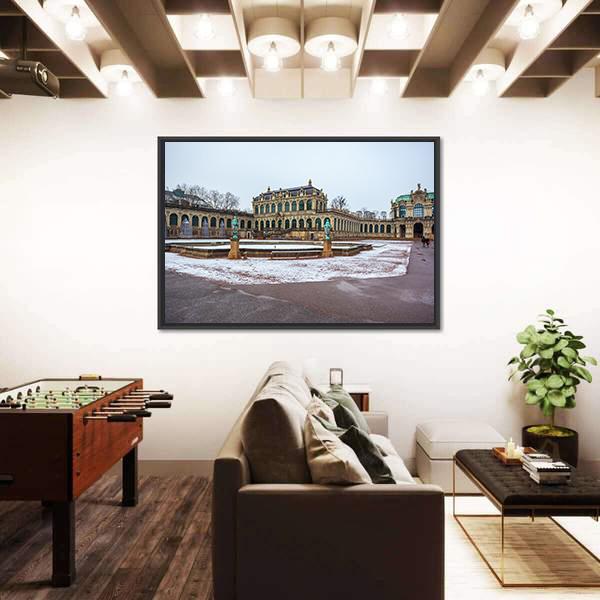 Zwinger Palace In Dresden Canvas Wall Art-3 Horizontal-Gallery Wrap-25" x 16"-Tiaracle