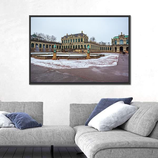 Zwinger Palace In Dresden Canvas Wall Art-3 Horizontal-Gallery Wrap-25" x 16"-Tiaracle