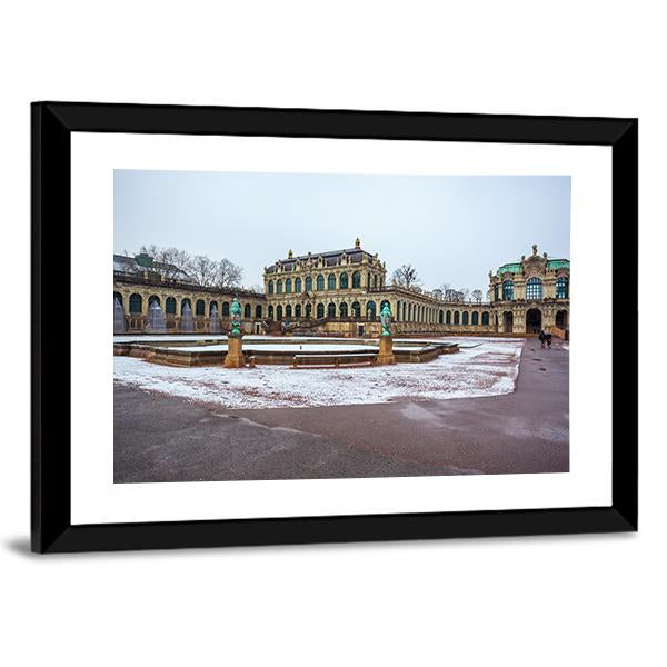 Zwinger Palace In Dresden Canvas Wall Art-3 Horizontal-Gallery Wrap-25" x 16"-Tiaracle