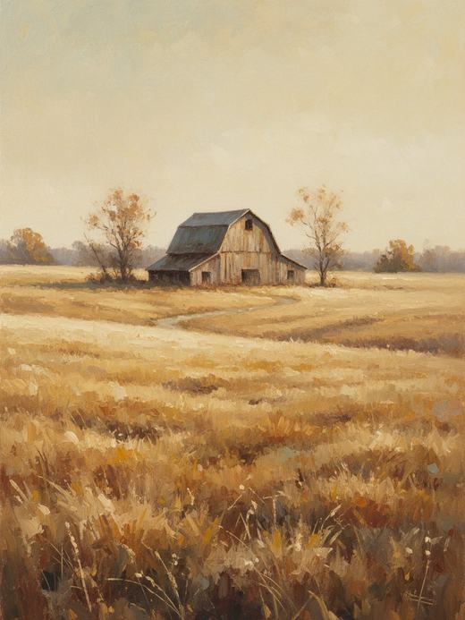 Farmhouse wall art, an example of the style
