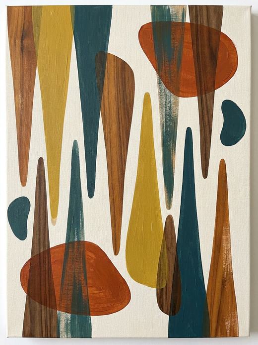 Mid-Century Modern wall art, an example of the style