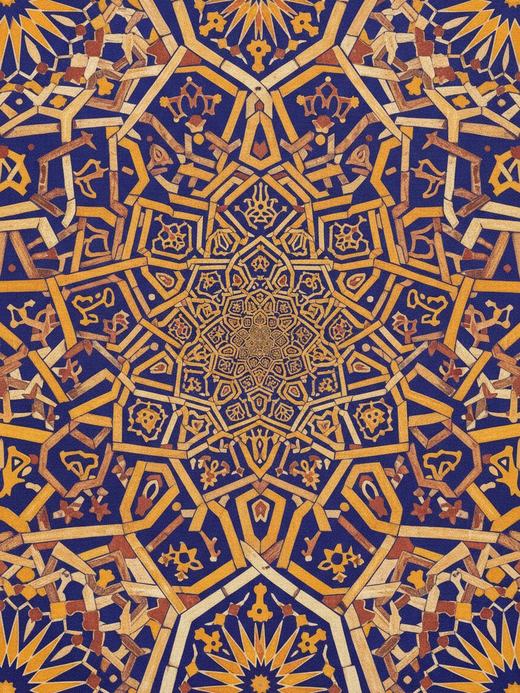 Moroccan wall art, an example of the style
