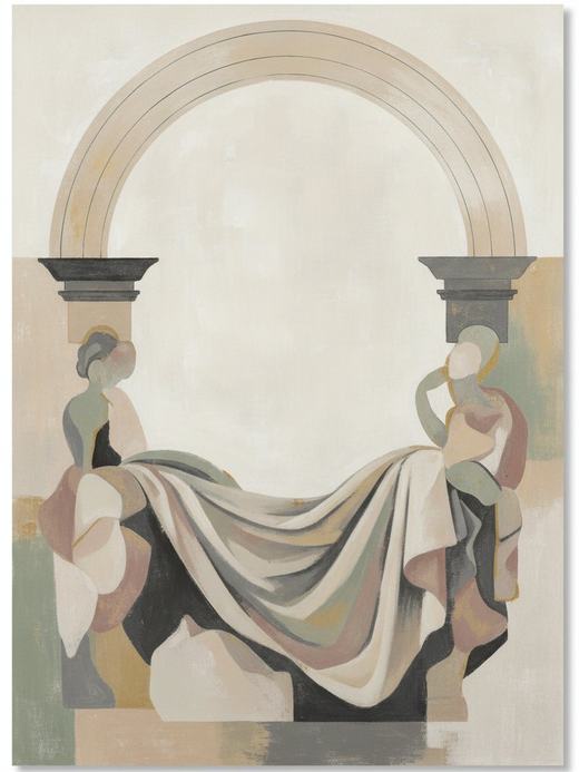 Transitional wall art, an example of the style
