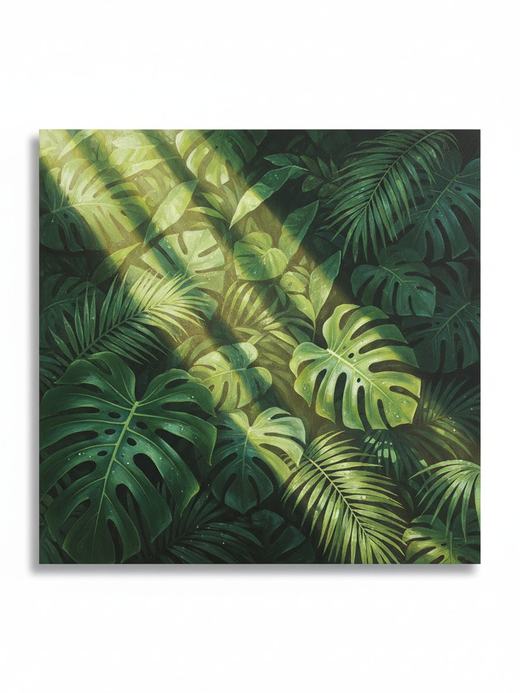 Tropical wall art, an example of the style