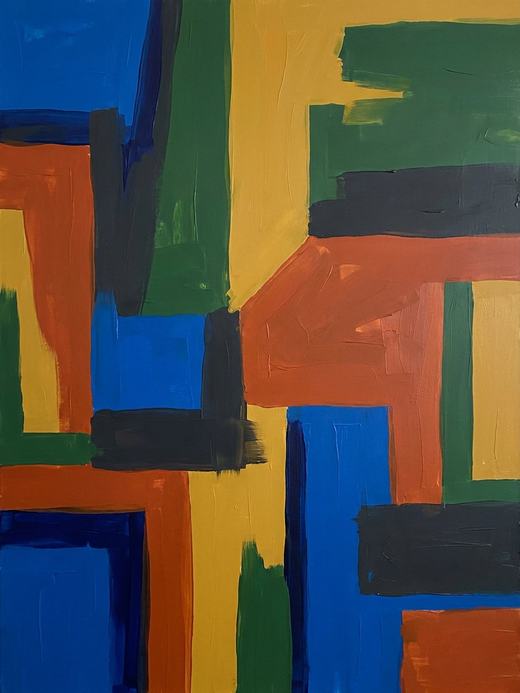 Acrylic wall art, an example of the style