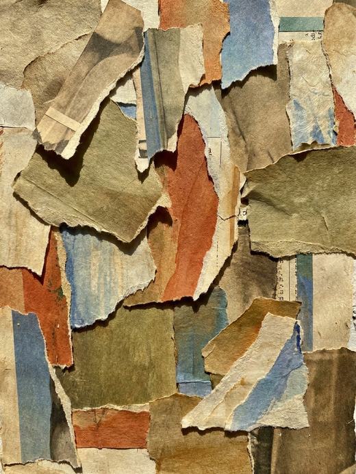 Collage wall art, an example of the style