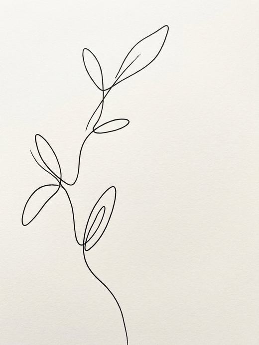 Line Art wall art, an example of the style