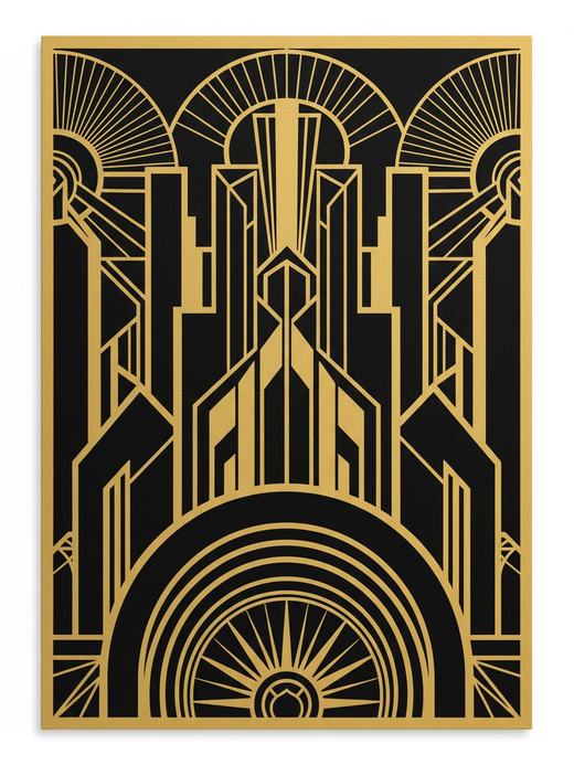 Art Deco wall art, an example of the style
