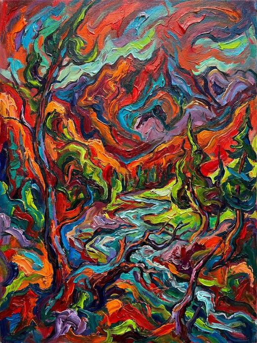 Expressionism wall art, an example of the style