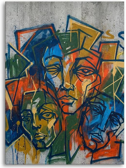 Street Art and Graffiti wall art, an example of the style