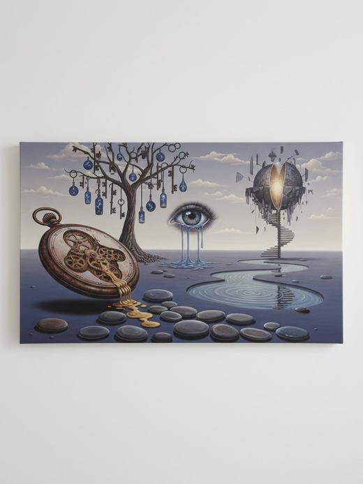 Surrealism wall art, an example of the style